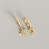 Fashion Silver Jewelry Sets 925 Sterling Silver Moon Star Snake Dangle Earring Huggie Earrings Gold Plated Hoop Earrings Women