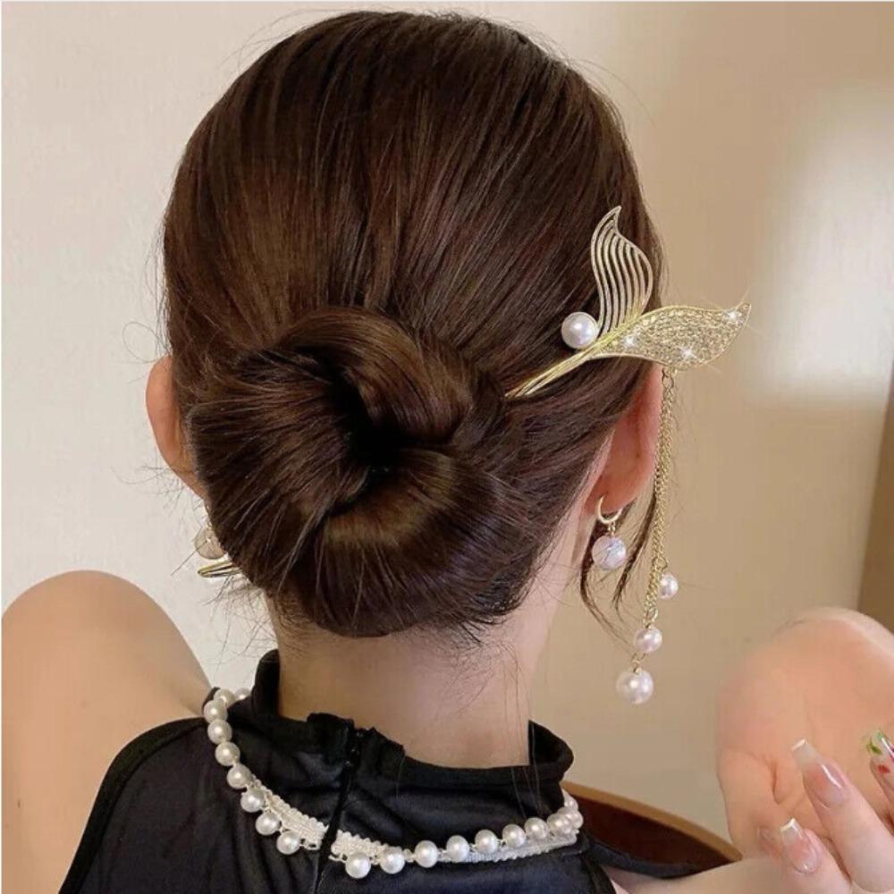 Chinese Style Hair Stick Ancient Style Metal Hair Sticks High-end Hair Insert Fashion