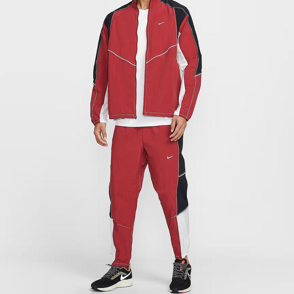 Nike Простые брюки на шнуровке, средней посадки, в стиле колор-блок, мужские, IF2033-613