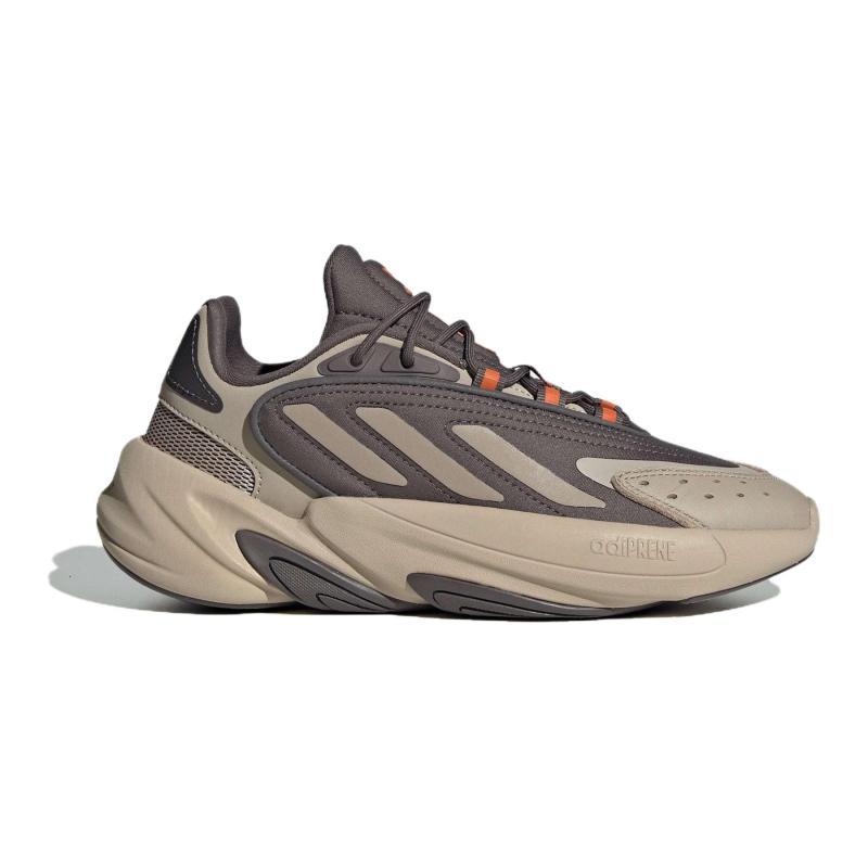 adidas Оригинальные Ozelia Износостойкие Дышащие Низкие Детские Повседневные Кроссовки Коричневые Серые IE2801