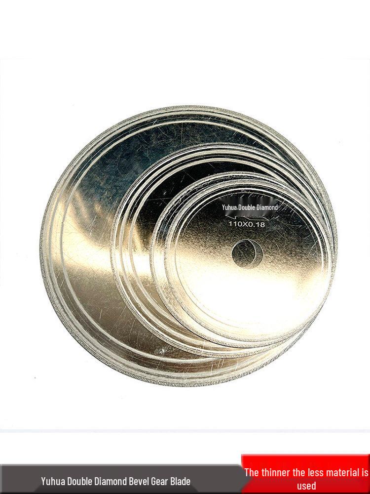 Yuhua Double Diamond Bevel Edge Cutting Disc for Jade, Turquoise & Amber - Thin Saw Blade by Feiyue.
