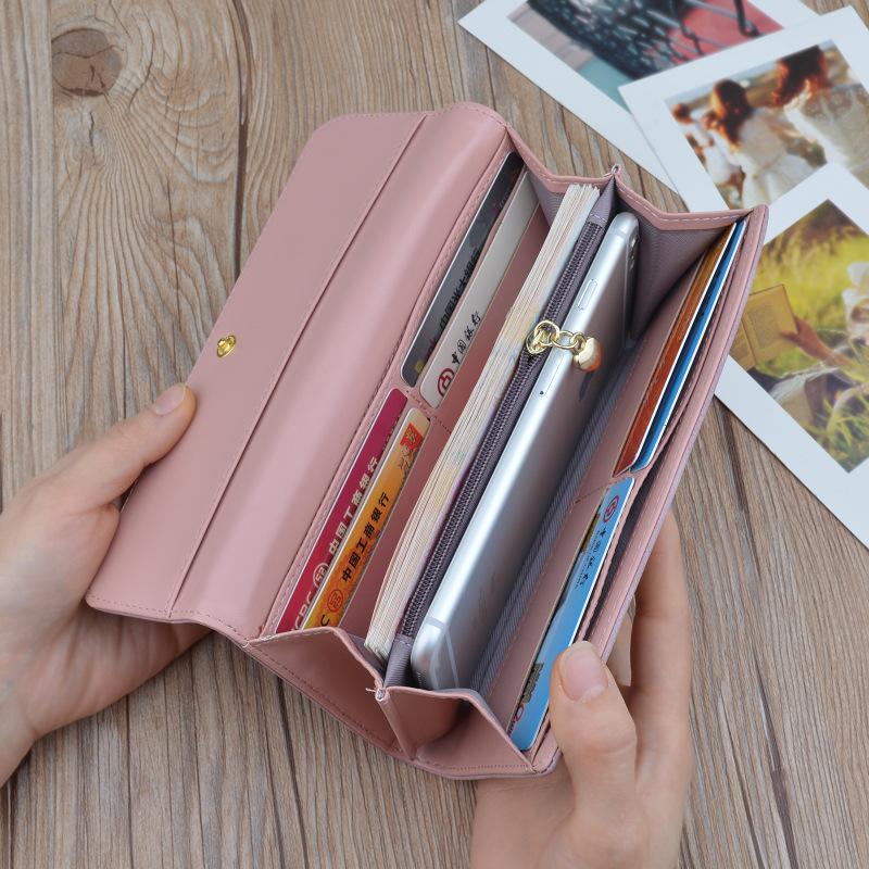 Women's Wallet Women's Bag Cover Ladies Wallet Long Soft Face Large Capacity Clutch