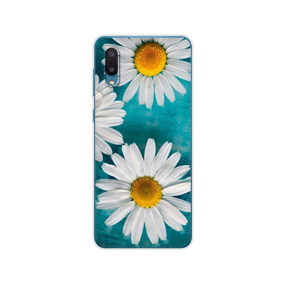 Чехол для Samsung A02 M02, мягкий силиконовый чехол из ТПУ для телефона Samsung Galaxy A02 Galaxy M02 SM-A022G a022, бампер 6,5 дюймов с цветком