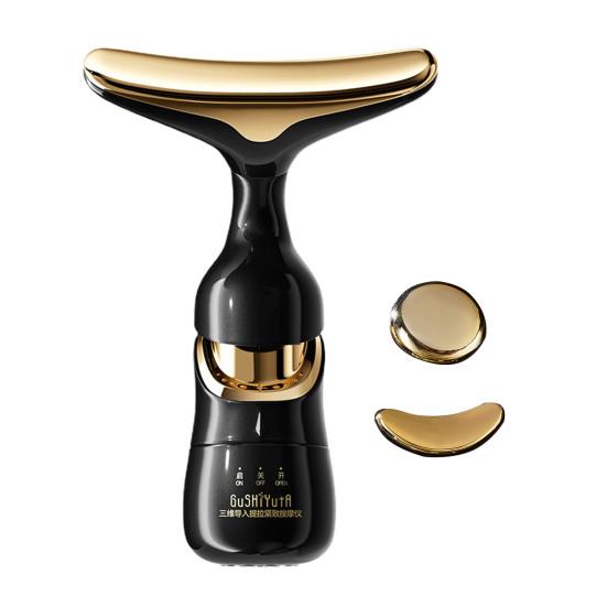 3 In 1 Face Massager Facial Lifting Device Electric Beauty Introducer For Face Neck And Eyes Microcurrent Beauty Skin Tightening Machine Anti Aging