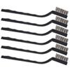Mini Wire Brushes Cleaning Brush Rust Remover Tool Black Sanding Polishing