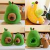 Avocado Capybara Banana Plush Toy Cartoon Stuffed Animal Toy Gift Decoration