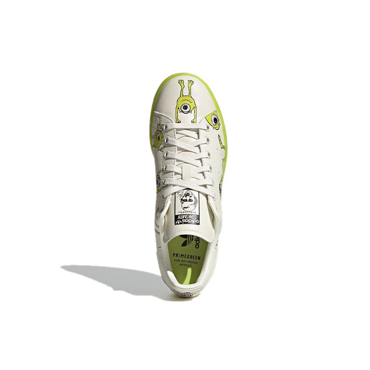 Корпорация монстров. x adidas Stan Smith Майк Вазовски Унисекс Кроссовки Белый Молочный Pantone FZ2706