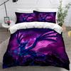 Jurassic Dinosaur Dragon 3D Print Bedding Set Cozy Soft Duvet Cover King Queen Twin Size Birthday Gift for Boy Kid Bedroom Decor