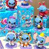 Hot Toy Disney Stitch Blind Box Cosplay Olaf Tigger Mysterious Surprise Box Figure Guess Bag Anime Model Doll Birthday Gift Toys