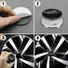 4PCS 60mm Car Wheel Center Hub Caps Sticker Emblem Decal For Ford Focus 2 3 MK3 MK4 Fiesta Kuga Explorer Mondeo Auto Styling KL1