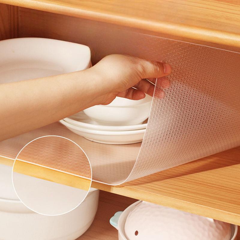 "Thick Transparent EVA Drawer Mat for Cabinet, Shoe Cabinet - Non-stick, Anti-dirty, Waterproof, Non-slip, Moisture-proof"