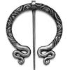 2025 Fashion Vintage Brooch Viking Bronze Hollow Belt Buckle Spiral Brooch Cloak Pin Clasp Brooches Retro Medieval Norse Jewelry