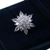Christmas Snowflake Rhinestone Women Brooch Pins Fashion Accessories Zircon Brooches Women Jewelry