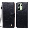 Винтажный чехол-бумажник с текстурой Crazy Horse из ПУ-кожи для Xiaomi Redmi 13 4G, POCO M6 4G, F6, с держателем для карт, подставкой, противоударный защитный чехол