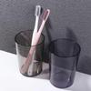 Couples Solid Color Transparent Mouthwash Cup High-capacity Nordic Style Toothbrush Cup Clear Tooth Glass Bathroom