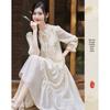 Женский элегантный жилет и платье-миди, комплект из двух предметов