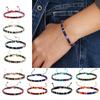 Pack of 12 Cotton Linen Bracelets Versatile Woven Bracelets Accessory Braided Chain for Daily Wear Dates Parties
