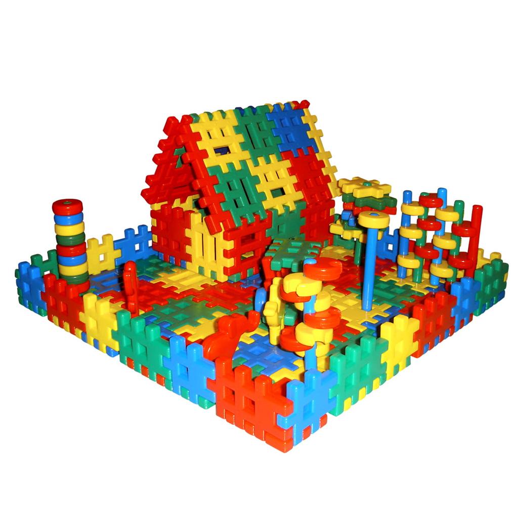 Waffle Blocks - Mixed Set of 190 pieces