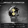 Men's Fashion Date Luminous Watch Men's Quartz Watch Steel Watch Men's Gift