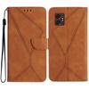 For Samsung Galaxy XCover7 Pro Case Skin Touch Lines Imprinted PU Leather Flip Phone Cover