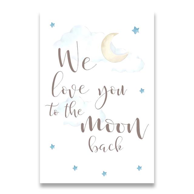 Настенная роспись для девочек, украшения для маленьких мальчиков, плакат для спальни, питомник слонов, печатное художественное оформление, живопись