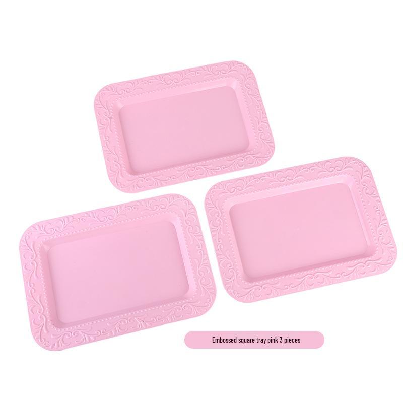 Трехъярусная подставка для торта к европейскому полуденному чаю - креативный многослойный пластиковый поднос для десертов и фруктовая тарелка