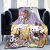 1pc Hello Kitty and Friends Halloween Party Blanket, Soft Throw for Home Decor, Perfect Gift for All Seasons, Living Room, Travel, Camping, Car Blanke