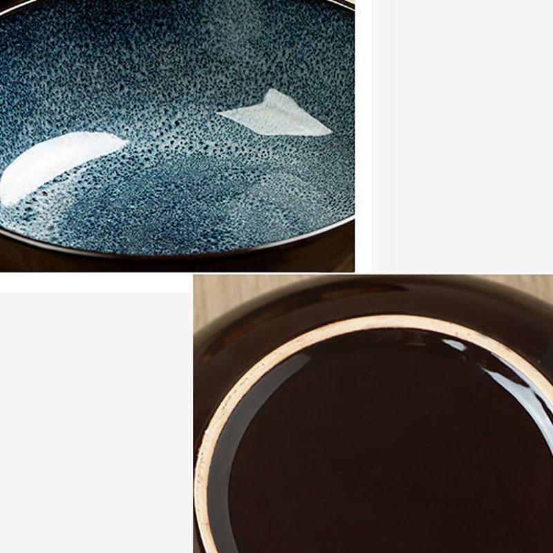 Large Bowl of Soup Bowl Noodle Bowl Nordic Creative Household Tableware Ceramic Bowl Large Rice Bowl Soup Pot