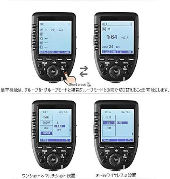 Техническое соответствие Передатчик Godox TTL Беспроводной триггер вспышки Высокоскоростная синхронизация HSS 8000s X Система Совместимость с камерами Fuji [с маркировкой] Xpro-F
