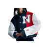 New Nike Women's By Yoon Women's Oversized Varsity Jacket FZ0280-010