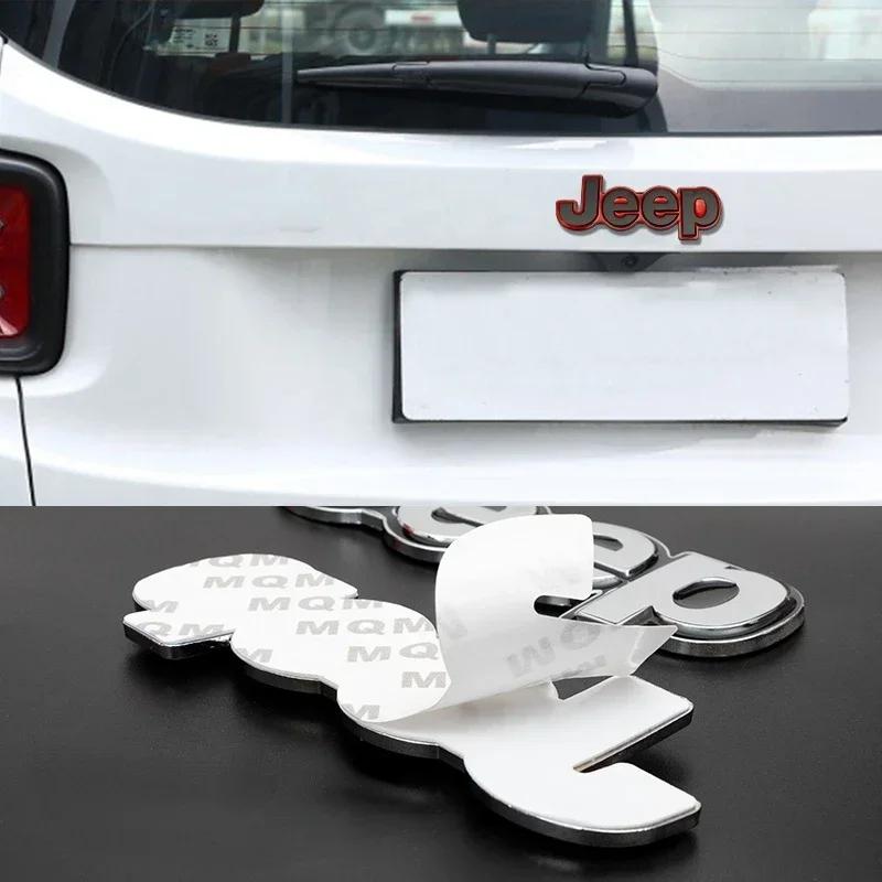Металлическая наклейка-эмблема на автомобиль для Jeep Grand Cherokee Wrangler Renegade Compass JK Patriot Стайлинг значка на задний багажник авто