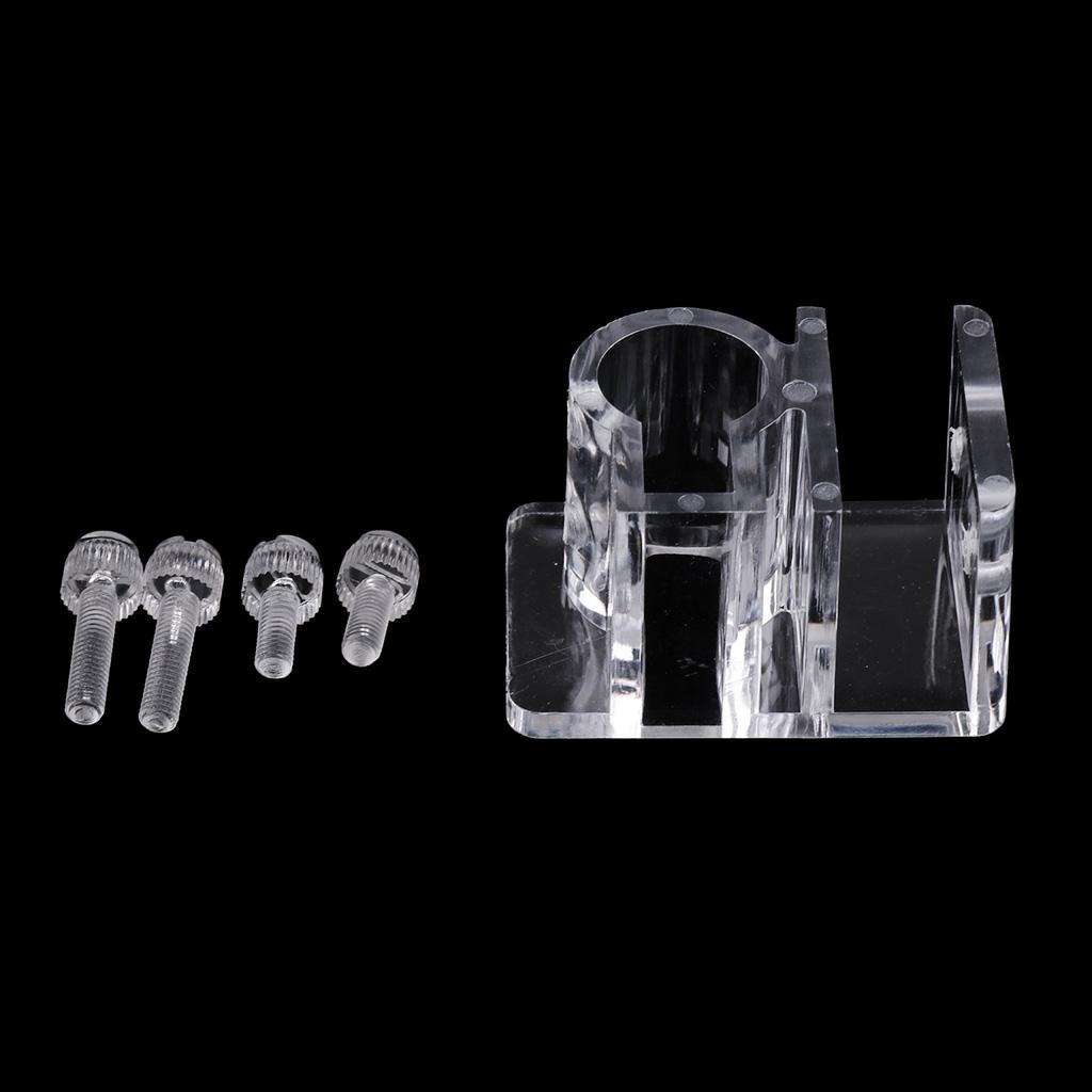 Aquarium Acrylic Fish Tank Filter Outflow Inflow Pipe Water Hose Clip Holder