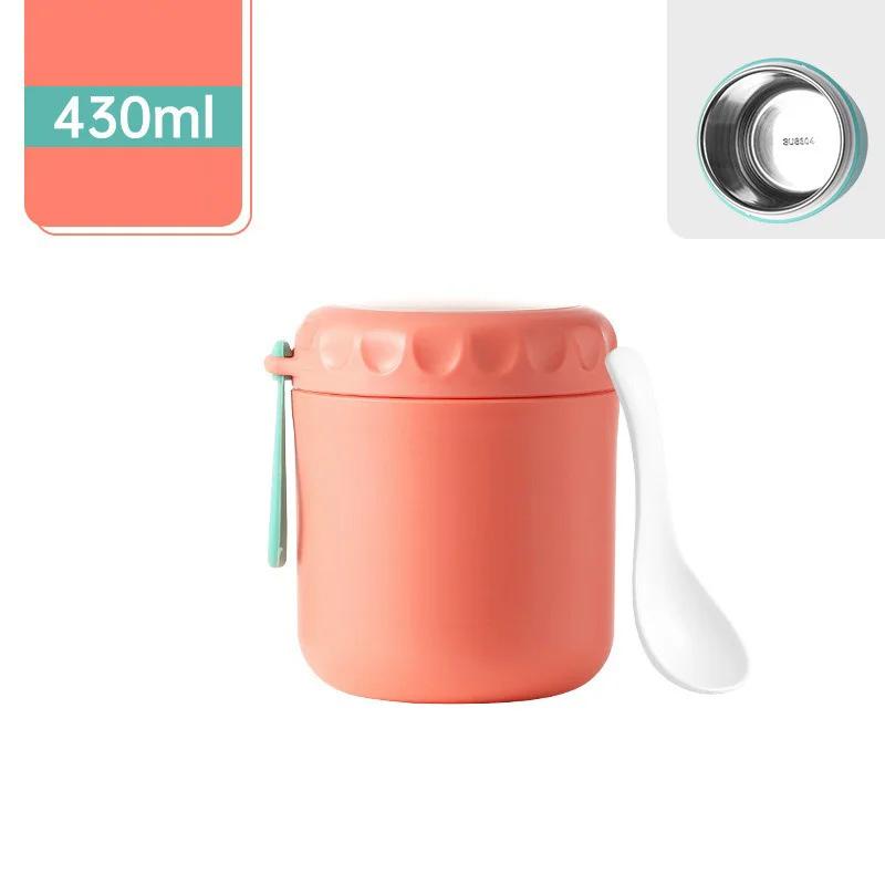 Ланч-боксы Изолированная банка для еды Изолированные суповые миски Вакуумная фляга из нержавеющей стали Офисная печать Подходит для командировок Путешествий