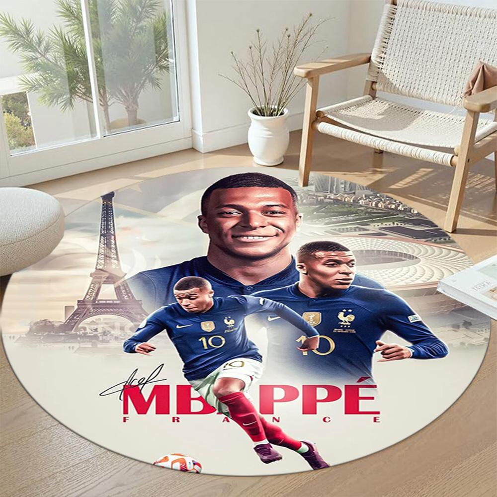 Barcelona Round Floor Rug Design for Outdoor Study room Decorate room Entryway Antislip Round Carpet Office home decor Birthday Christmas Gift