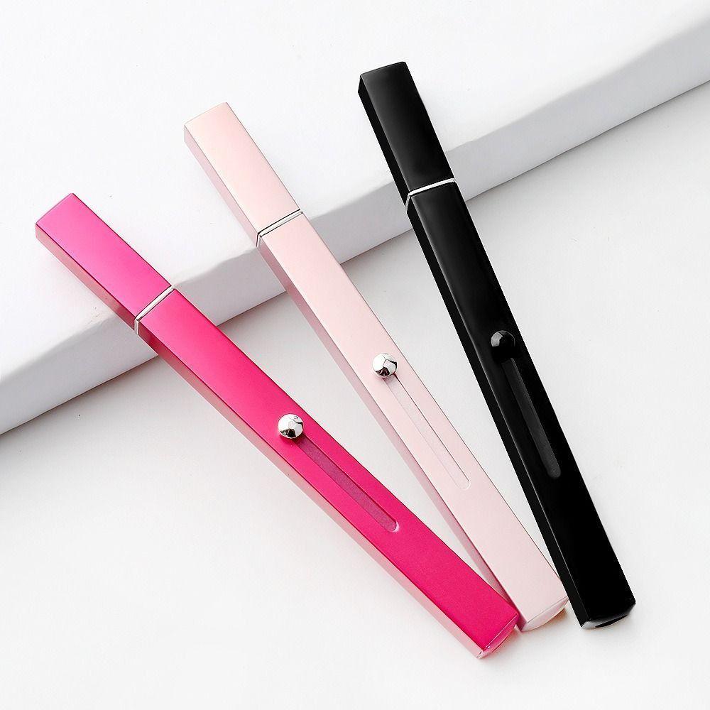 Алюминиевая выдвижная кисть для губ/бровей Золотистая&Черная&Красная&Розовая Двусторонняя кисть для помады Женщины
