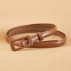 Women'S Belt New Fashion Dress Decorative Thin Belt Versatile Women'S New Skirt Smooth Buckle Belt Women