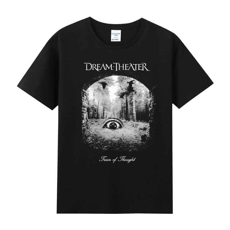 Summer Cotton Crewneck Shortsleeved Tshirt Rock Music Dream Theatre Band