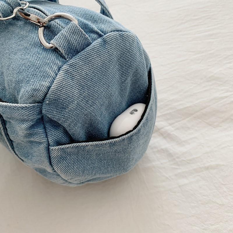 Джинсовая сумка Женская сумка через плечо Сумка для мамы Большая вместимость Сумка кроссбоди