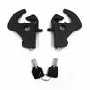 Съемный запирающий комплект защелок для Harley Touring Sissy Bar Багажная полка 1984-2024 Мотозапчасти Хромированные