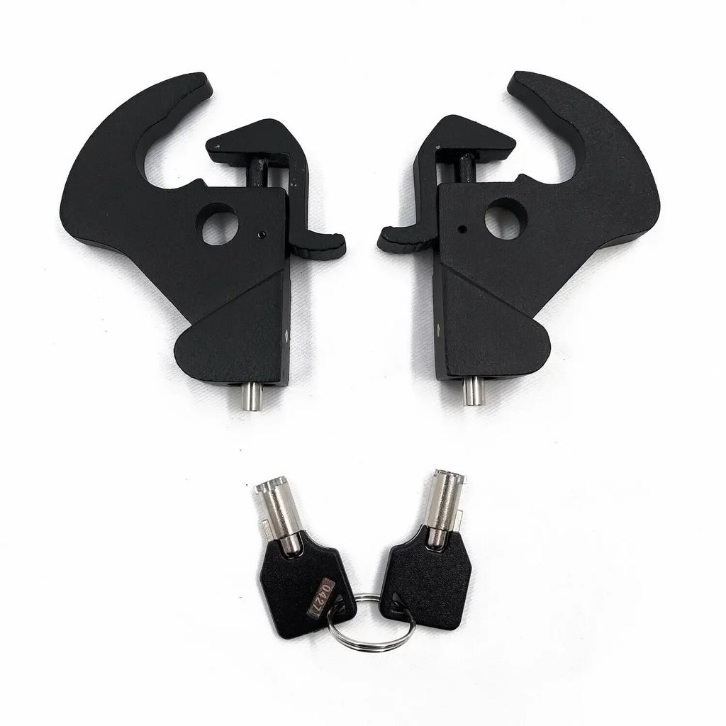 Съемный запирающий комплект защелок для Harley Touring Sissy Bar Багажная полка 1984-2024 Мотозапчасти Хромированные