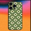 Flower Multi Stem Orla Kiely Folio Phone Case For iPhone 16,15,14,13,12,11,Pro,XS,Max,XR,Plus,SE,Mini Soft Black Cover
