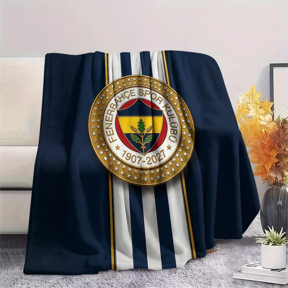 Fenerbahçe Flannel Blanket, High quality Comfortable for All Seasons, Home Decor, Warmth and Comfort