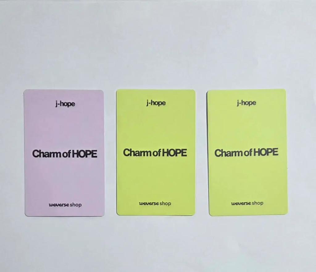 BTS Bangtan J-Hope Charm of Hope Weavers Bonus Poka