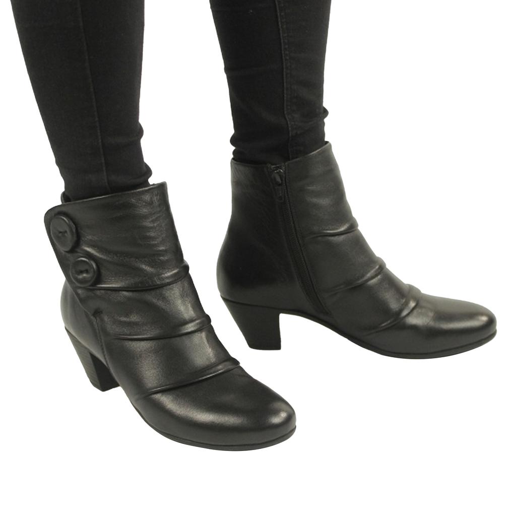 Cipriata Womens/Ladies Emma Button Ankle Boot