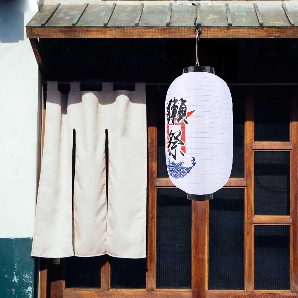 10-дюймовый японский фонарь водонепроницаемый традиционный китайский принт подвесной бистро рамен сашими суши ресторан украшение фонарь