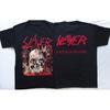 Футболка мужская Slayer South of Heaven с коротким рукавом Хлопковая футболка Винтажная футболка для метал-группы Бренд Y2k Летняя одежда для мужчин и женщин