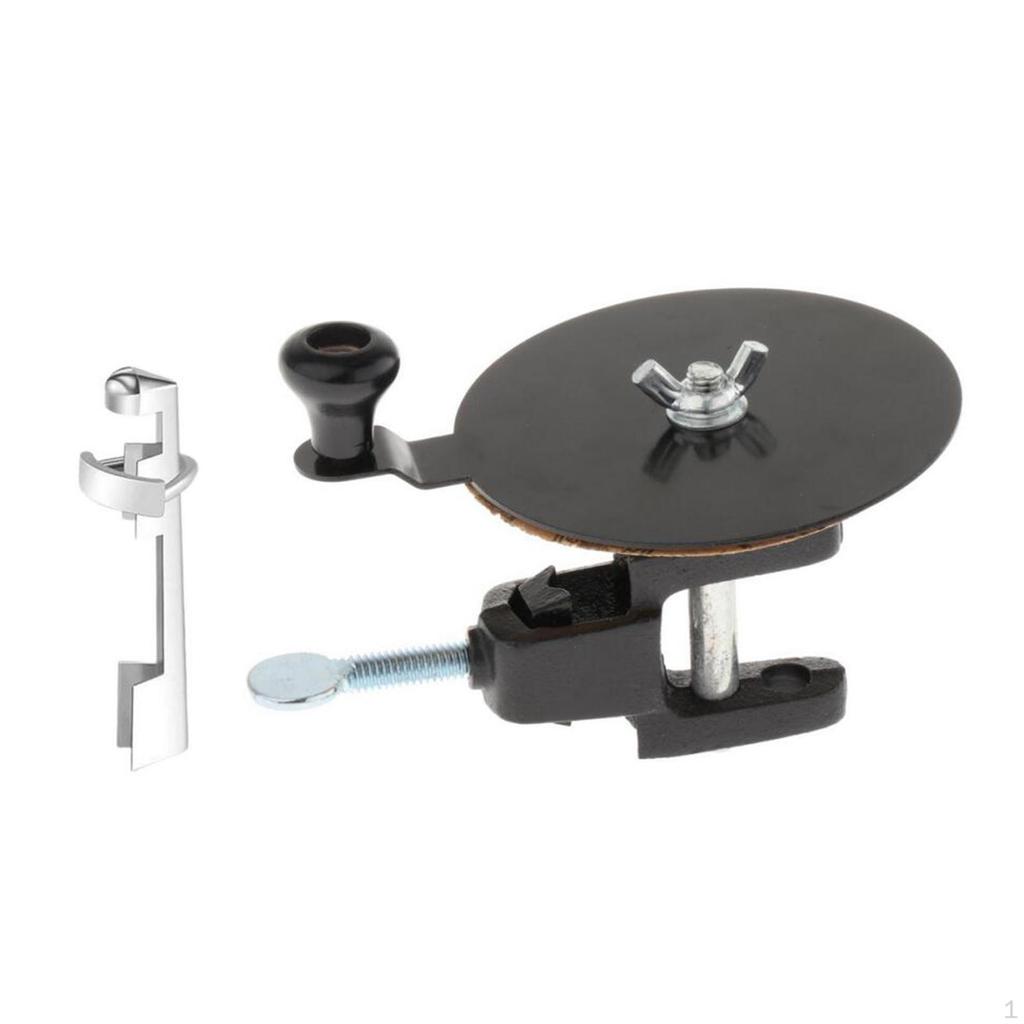 Pool Cue Tip Clamp, Billiard Sander, Hand Tools Metal with Sander Paper Shaper