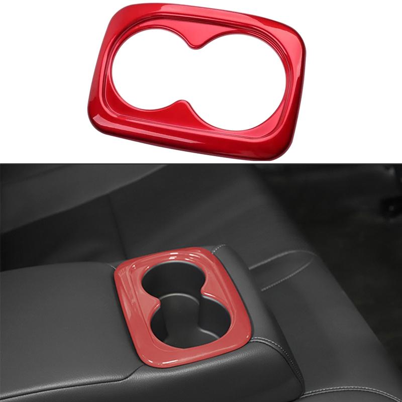 Car Rear Seat Cup Holder Panel Cover Trim Interior For Honda Civic 11th Gen Sedan Hatchback LX EX EX-L Sport Touring
