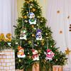 24 Sets Christmas Snowman Craft Kits - Winter Diy Ornaments Decorations Art Sets - Make Your Own Snowman Stickers Arts And Craft