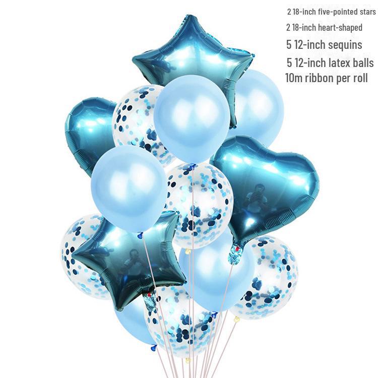 12-дюймовые розово-золотые конфетти и прозрачные латексные шары для праздников